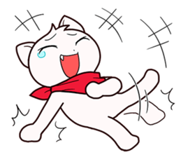 Stamp of scarf cat. sticker #538678