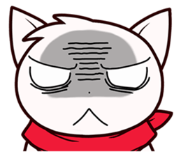 Stamp of scarf cat. sticker #538680