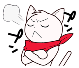 Stamp of scarf cat. sticker #538688