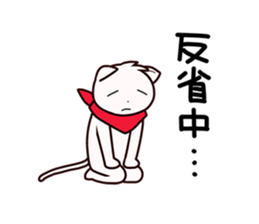 Stamp of scarf cat. sticker #538691