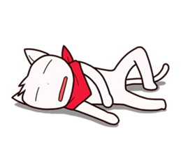 Stamp of scarf cat. sticker #538693