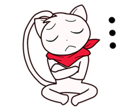 Stamp of scarf cat. sticker #538694