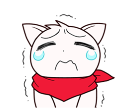 Stamp of scarf cat. sticker #538696