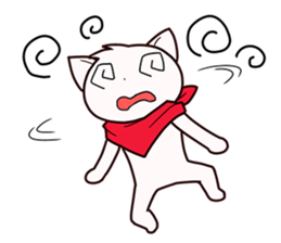 Stamp of scarf cat. sticker #538698