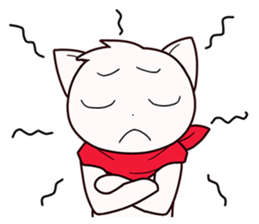 Stamp of scarf cat. sticker #538699