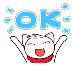 Stamp of scarf cat. sticker #538700