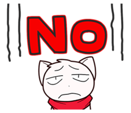 Stamp of scarf cat. sticker #538701