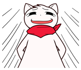 Stamp of scarf cat. sticker #538704