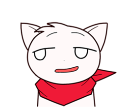 Stamp of scarf cat. sticker #538708