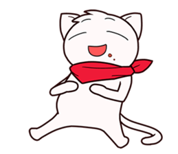 Stamp of scarf cat. sticker #538711