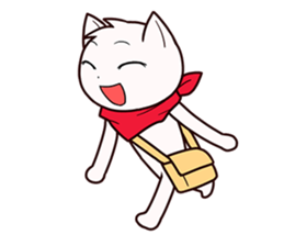 Stamp of scarf cat. sticker #538712