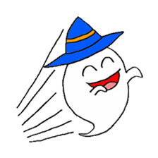 ghost paradise sticker #538999