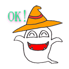 ghost paradise sticker #539009