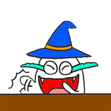 ghost paradise sticker #539022