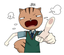 Animal high school boy sticker #539227