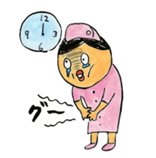 The stamp for a nurse sticker #539363