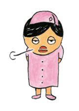 The stamp for a nurse sticker #539379