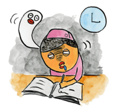 The stamp for a nurse sticker #539390