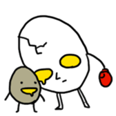 broken egg sticker #539394