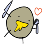 broken egg sticker #539423