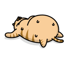 Sweaty Cat sticker #539928