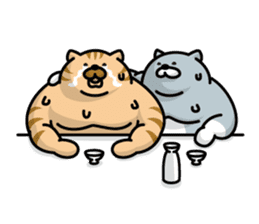 Sweaty Cat sticker #539933
