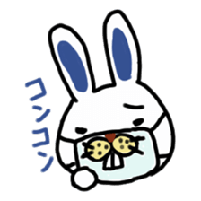 whiterabbit stamp sticker #540398