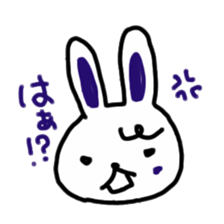 whiterabbit stamp sticker #540400