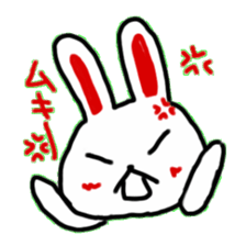 whiterabbit stamp sticker #540408