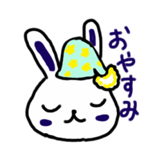whiterabbit stamp sticker #540423