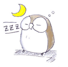 Erhu-owl Stickers sticker #540447