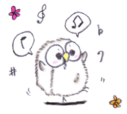 Erhu-owl Stickers sticker #540449