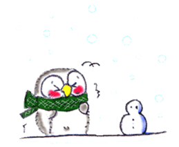 Erhu-owl Stickers sticker #540454