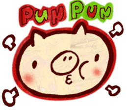 thank you pig sticker #540477