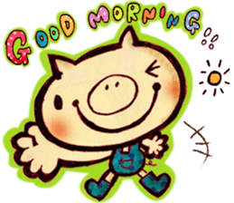 thank you pig sticker #540482