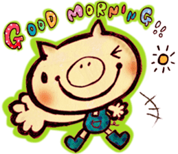 thank you pig sticker #540482