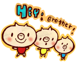 thank you pig sticker #540492