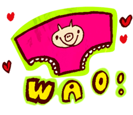 thank you pig sticker #540506