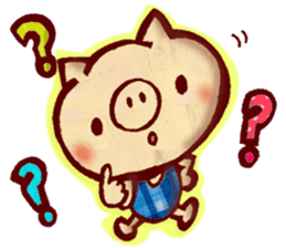 thank you pig sticker #540510