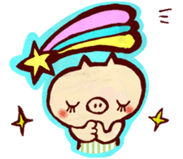 thank you pig sticker #540512