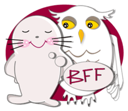 Baby Seal & Owly sticker #540764