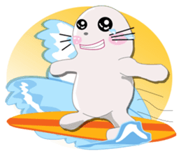 Baby Seal & Owly sticker #540775