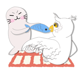 Baby Seal & Owly sticker #540785