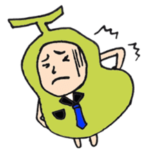pear man sticker #540850