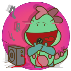 DeeDee, the cute green dragon