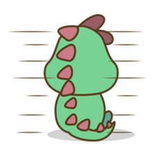 DeeDee, the cute green dragon sticker #540917
