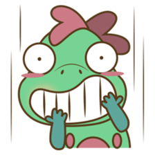 DeeDee, the cute green dragon sticker #540920