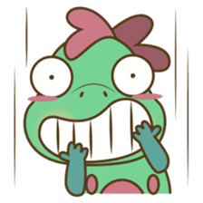 DeeDee, the cute green dragon sticker #540920
