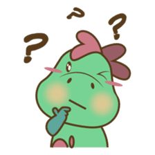 DeeDee, the cute green dragon sticker #540922