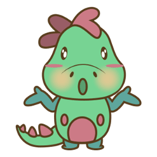 DeeDee, the cute green dragon sticker #540923
